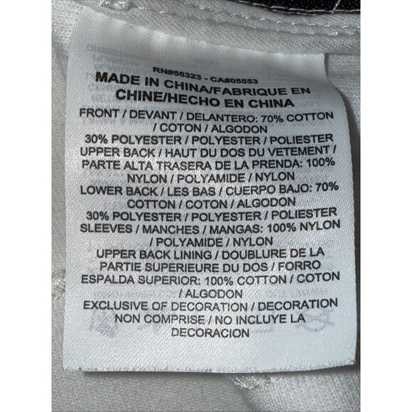 Nike White Tech Fleece Ribbed Long Sleeve Crew Neck Sweatshirt Large, EUC - Picture 10 of 12